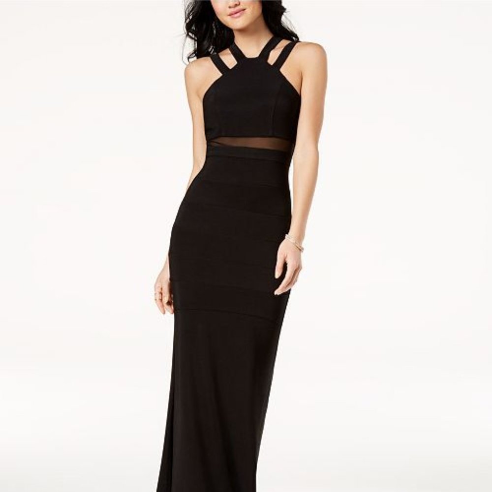 Emerald Sundae Black Gown Dress Size Small